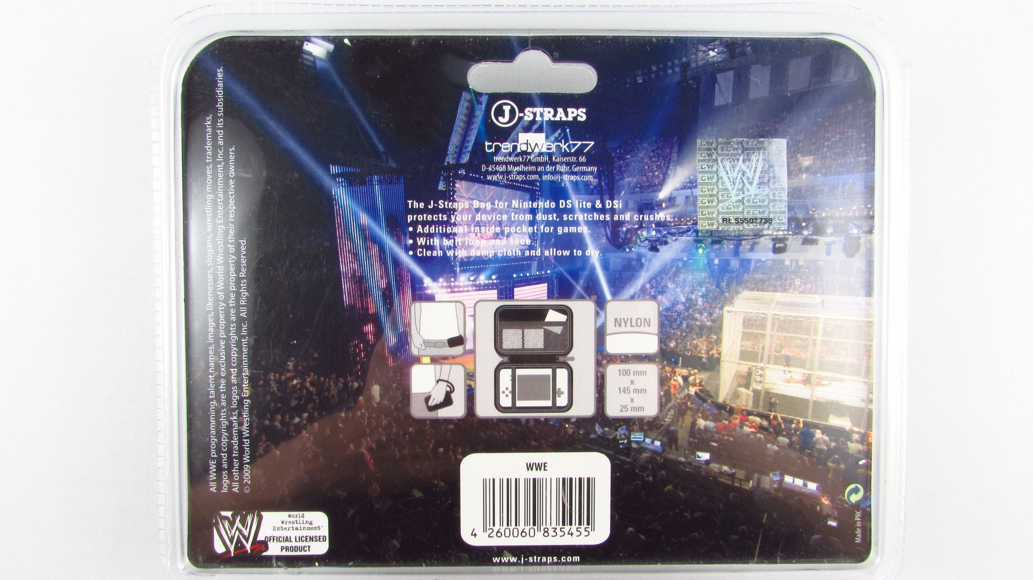 NINTENDO - J-Straps - DSi DS Lite - Etui WWE Wrestling