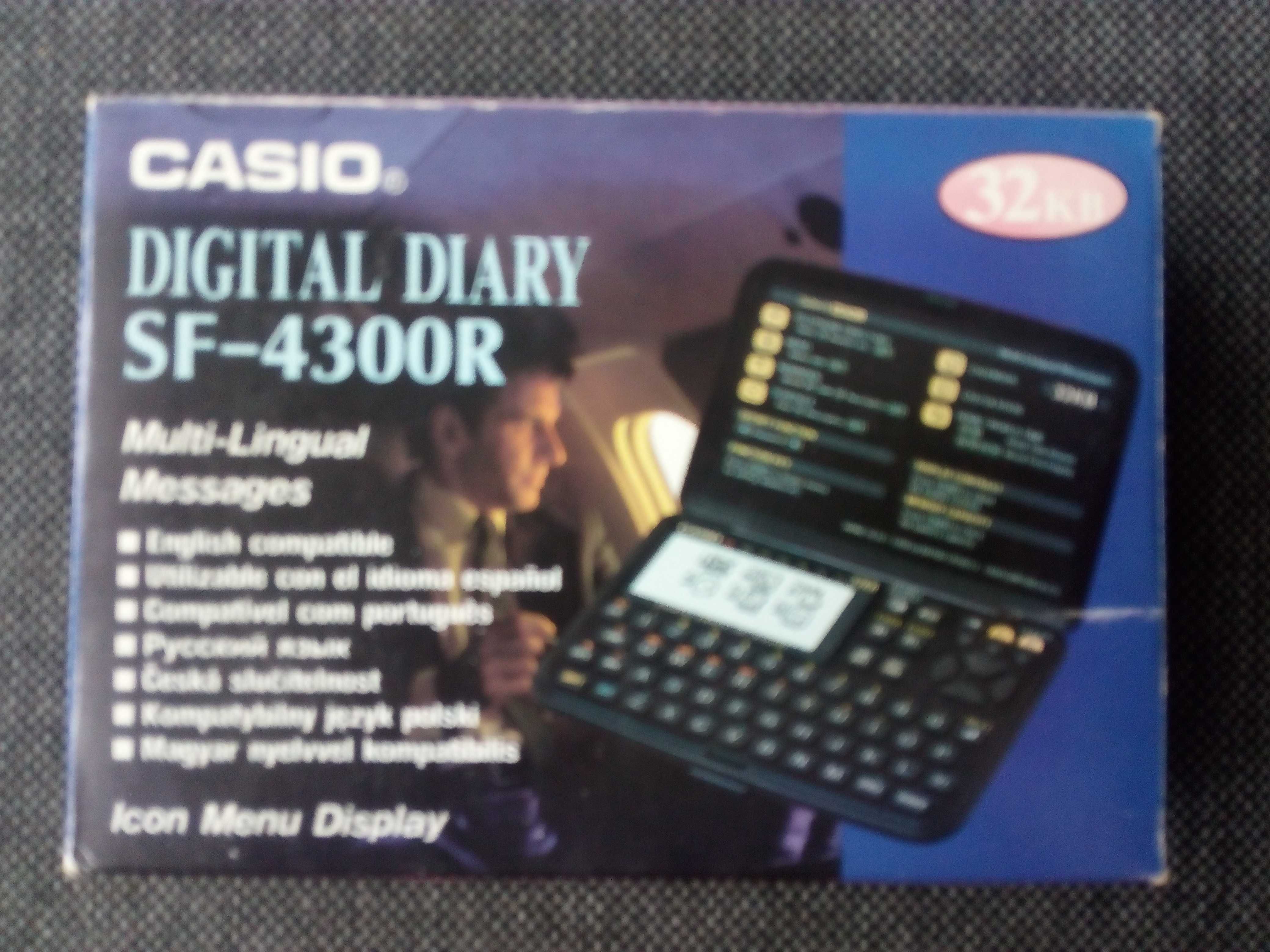 Organizer CASIO Digital Diary SF-4300R 32 KB NOWY Vintage