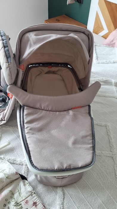 Greentom carrycot gondola i reversible beige, zaślepki,