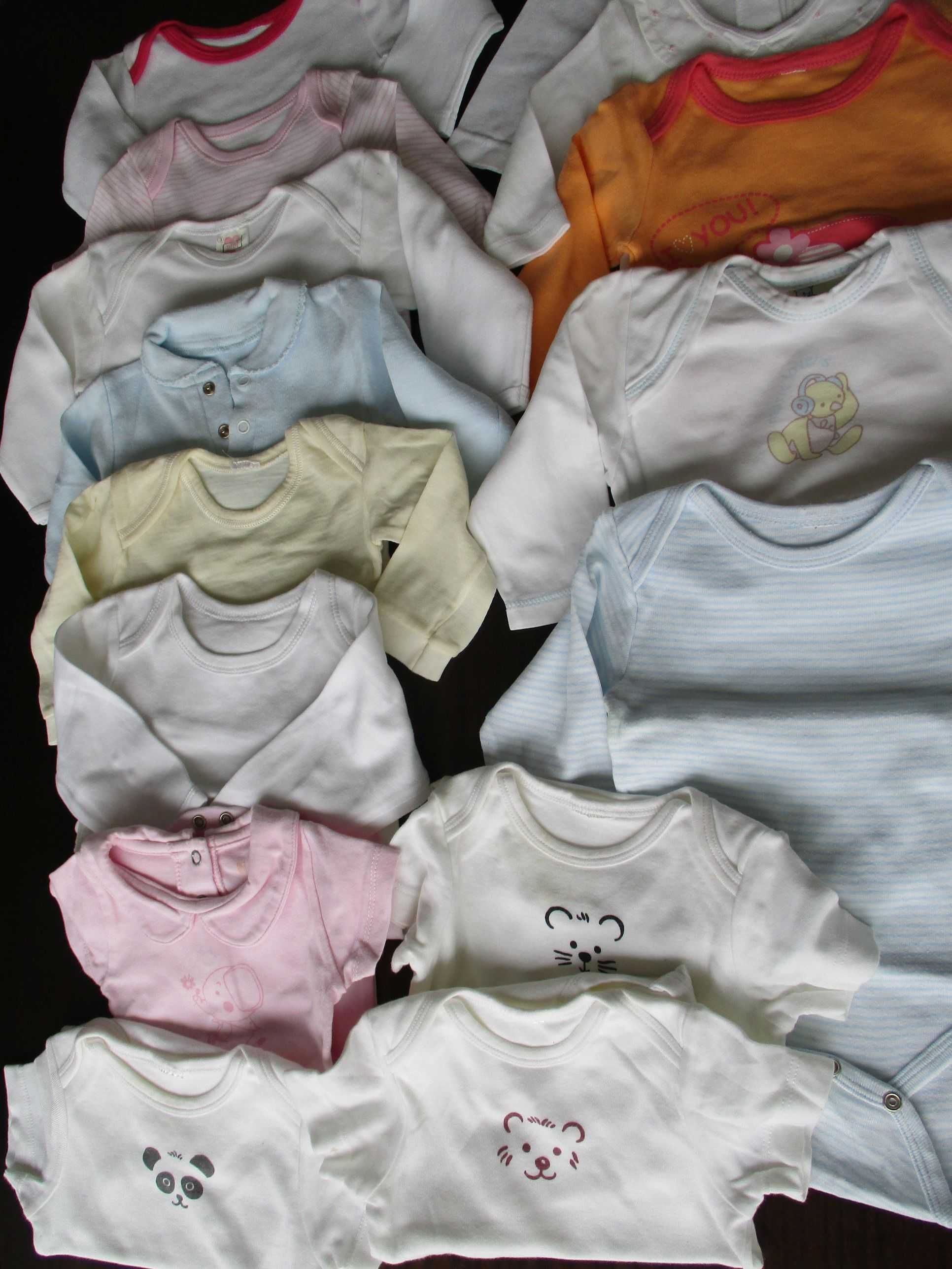 Lote roupa de bebé 15 Bodys manga comprida / curta 3-9 meses Zara, etc