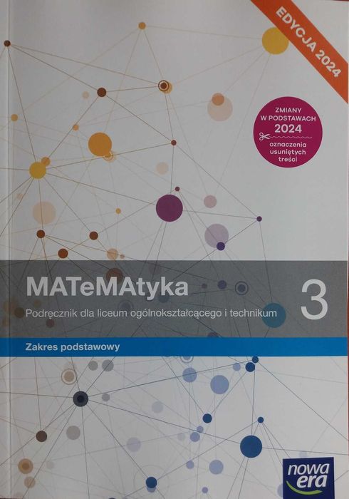 Matematyka LO 3 podr. ZP Nowa Era Edycja 2024