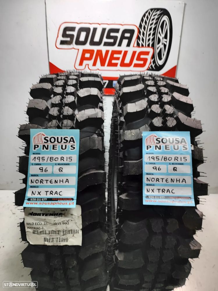 2 pneus novos nortenha nxtrac195-80r15 oferta dos portes