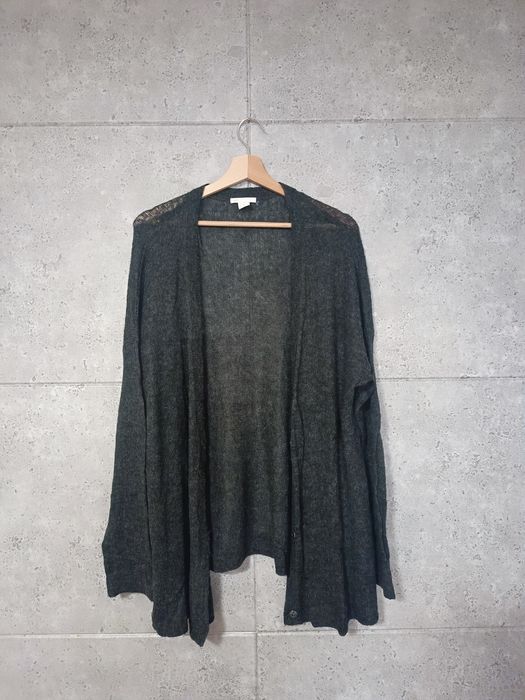 Sweter kardigan z wełną hm L