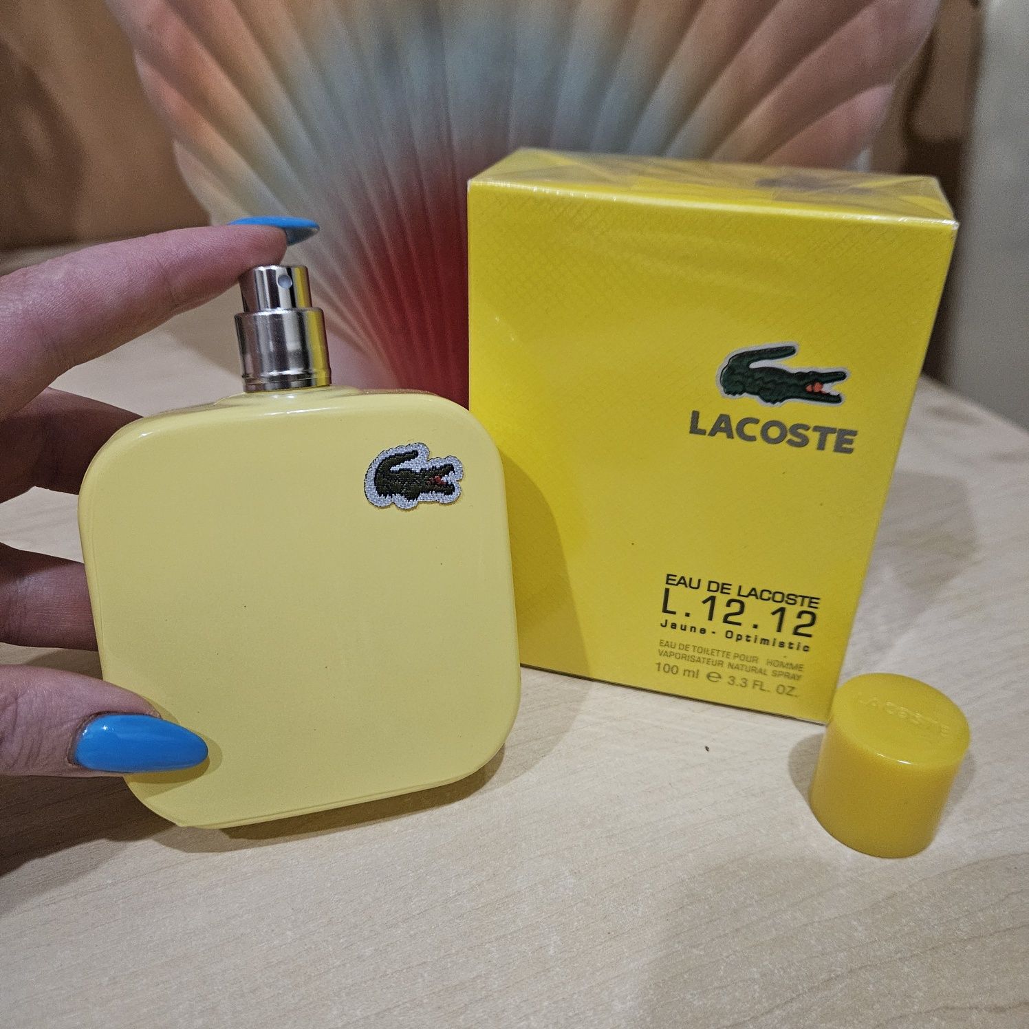ДУХИ ПАРФУМ чоловічий Lacoste L. 12.12 Yellow 100 ml