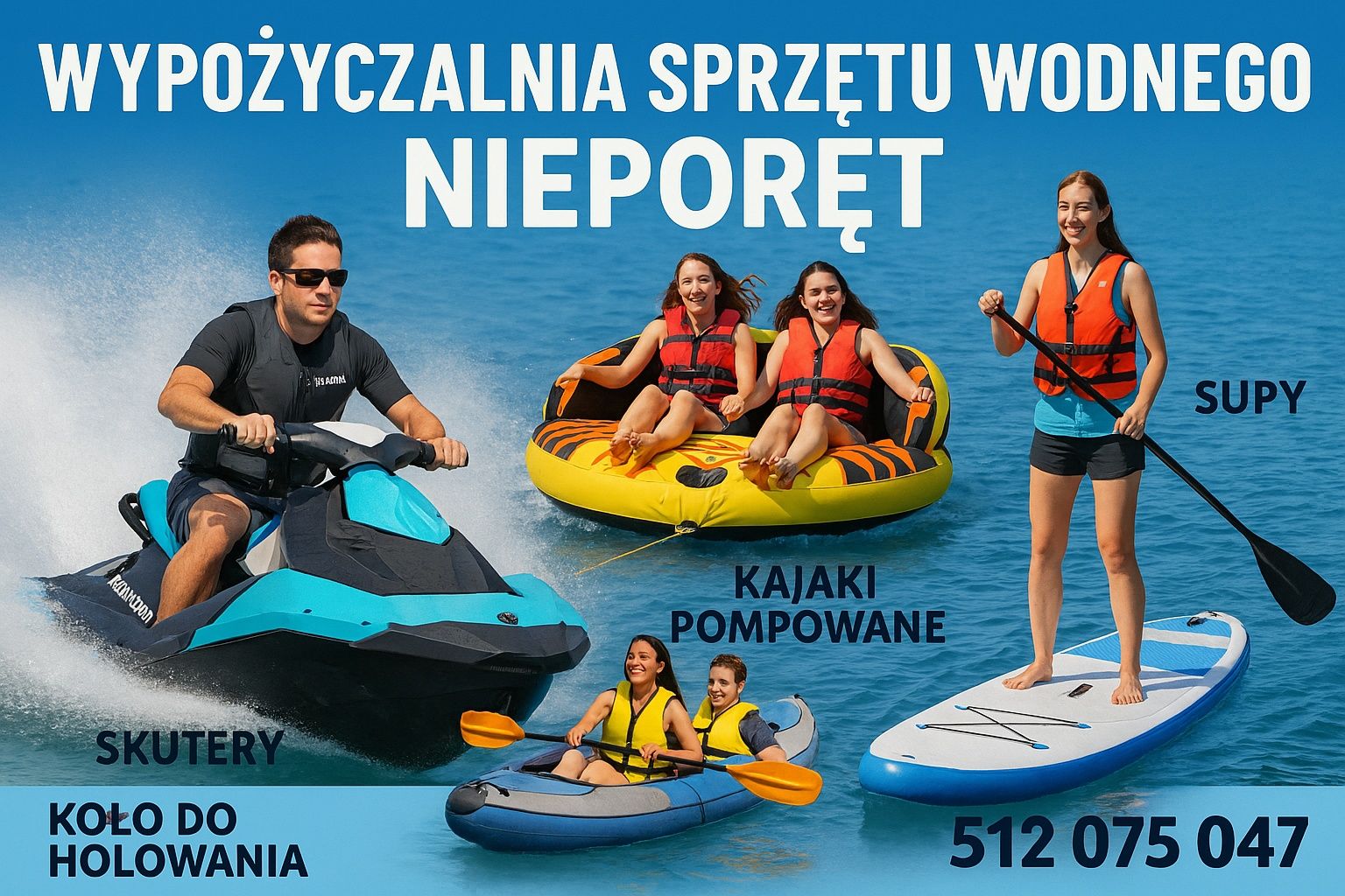 Seadoo Spark 2019r, + koło do pływania wynajem
