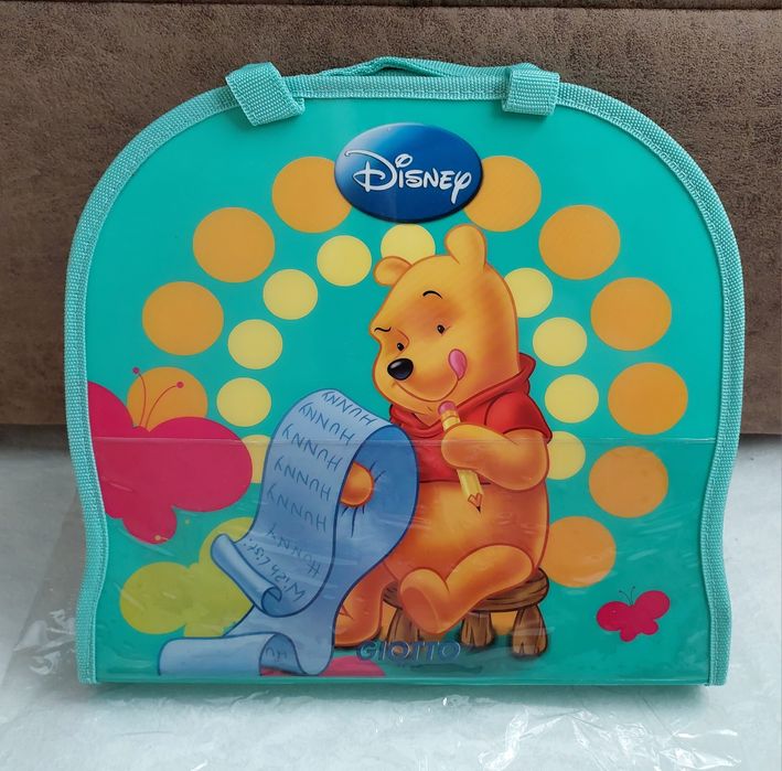 Пенал книжка твёрдый чемоданчик для рисования Disney Винни Пух