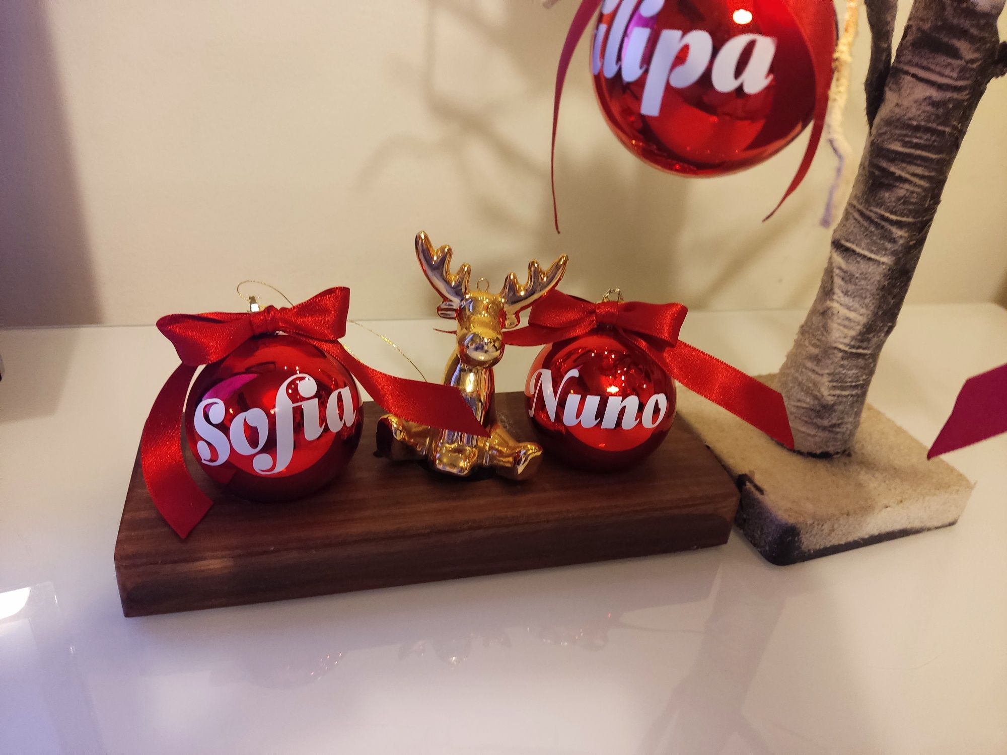 Bolas de natal personalizadas