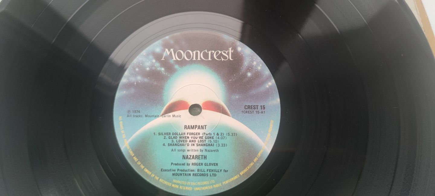 Продам виниловую пластинку Nazareth - Rampant