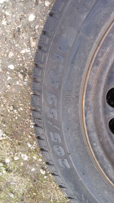 Astra h Zafira B Koła stalowe 16" 5x110 ET37 Opony Zimowe 205/55 rok23
