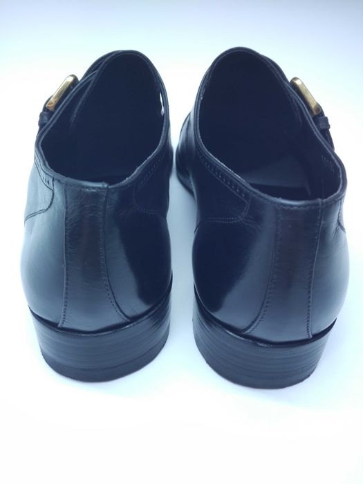 Moreschi. 40.5 р. Туфлі чорні чоловічі. Монкі. Туфли черные. Монки