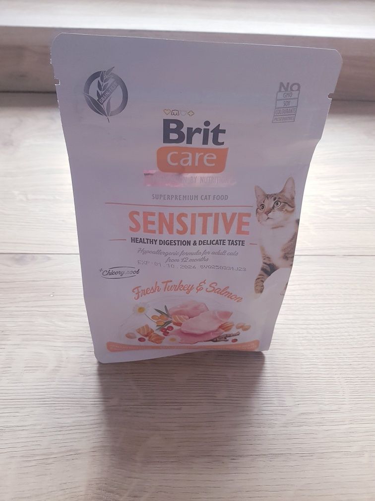 Nowa karma dla kotów Brit Care Sensitive hiporalergiczna 400g