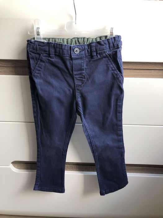 Spodnie chłopięce chinosy eleganckie h&m 92