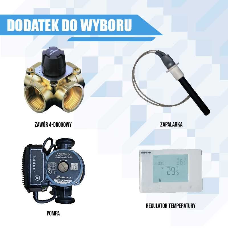 Kocioł TECHNIX PELL LUX 15 KW, PELLET, 5 klasa, lista ZUM, dotacja.
