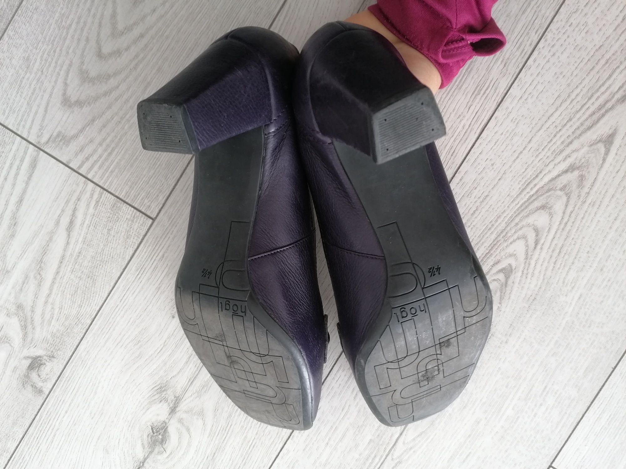 Buty eleganckie fioletowe 38 czółenka