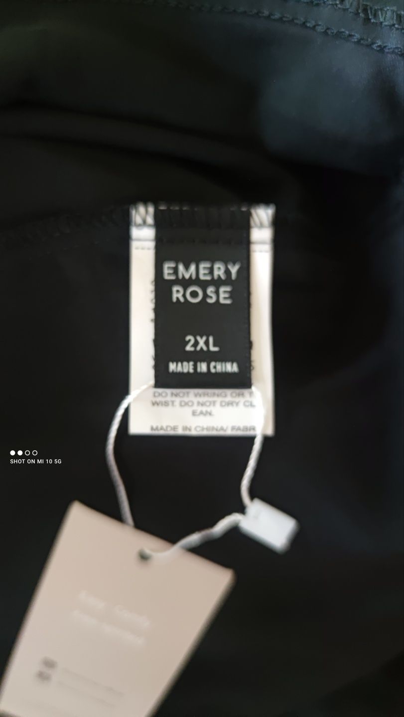 Emery Rose Kombinezon czarny elegancki sylwester plussize 2XL