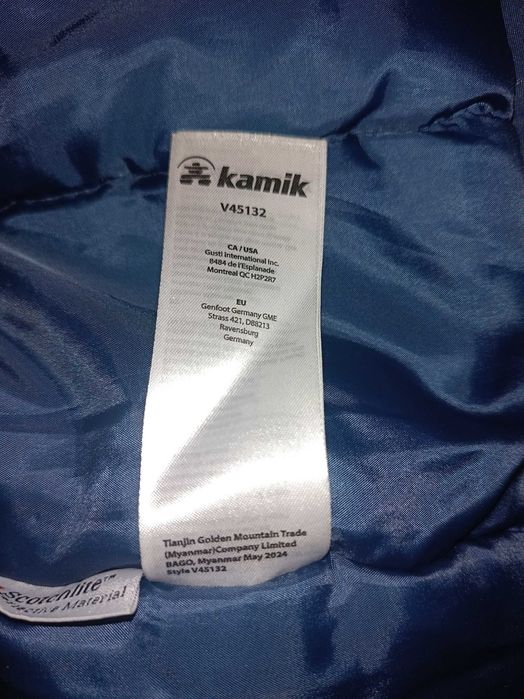 Kurtka zimowa z kapturem Kamik 176