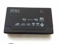 Czytnik kart 6w1, microSD, MMC, SD, XD, CF, MS Duo, M2, USB, NOWY czar