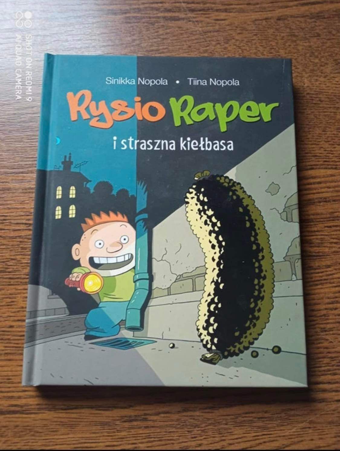 Książka rysio raper i straszna kiełbasa