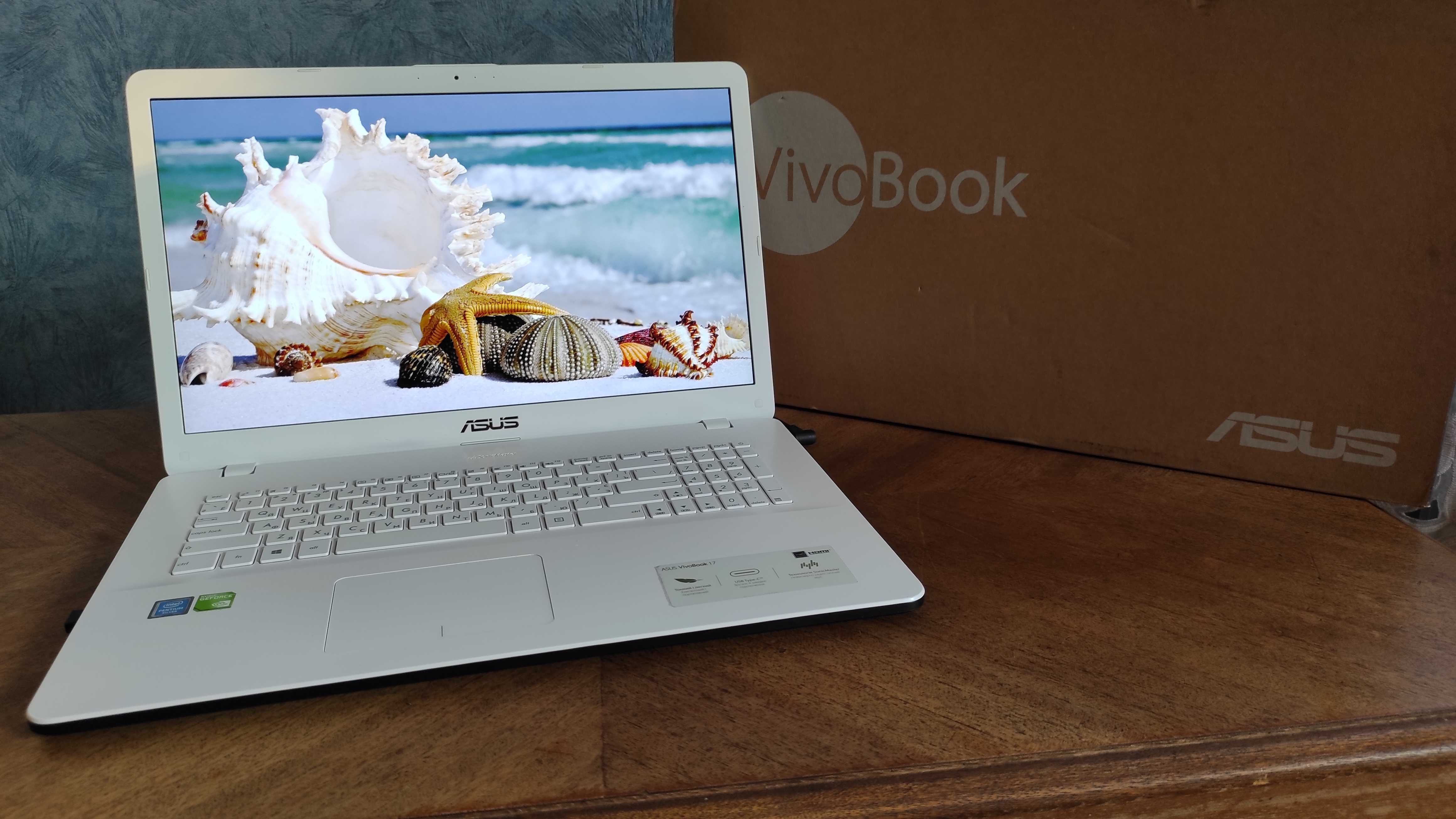 Asus VivoBook X705MB/4ядра/4ГБ/SSD480ГБ/NVIDIA MX110