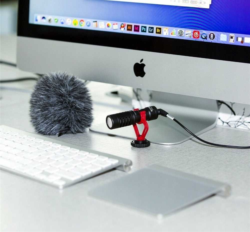 Микрофон для камеры  - BOYA BY-MM1, конденсаторный, видео, фото