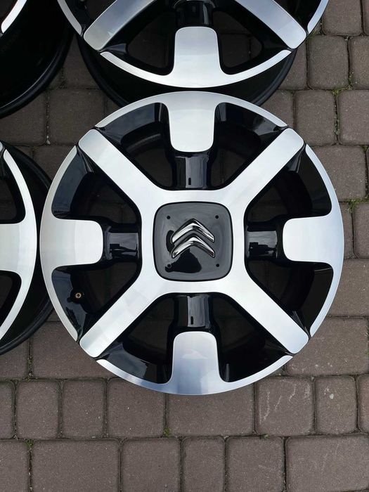Oryginalne alufelgi Citroen OE C4 CACTUS 4x108 17 cali BICOLOR