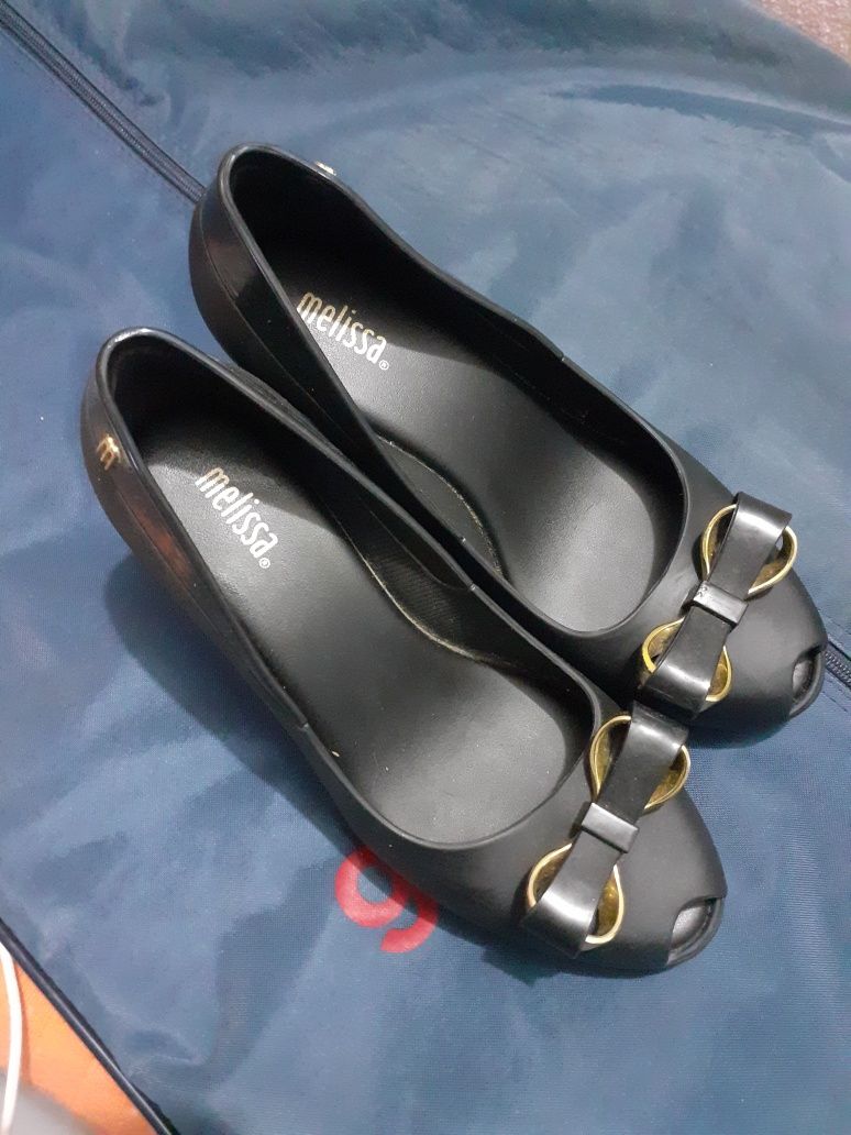 Sapato de cunha MELISSA com lacinho