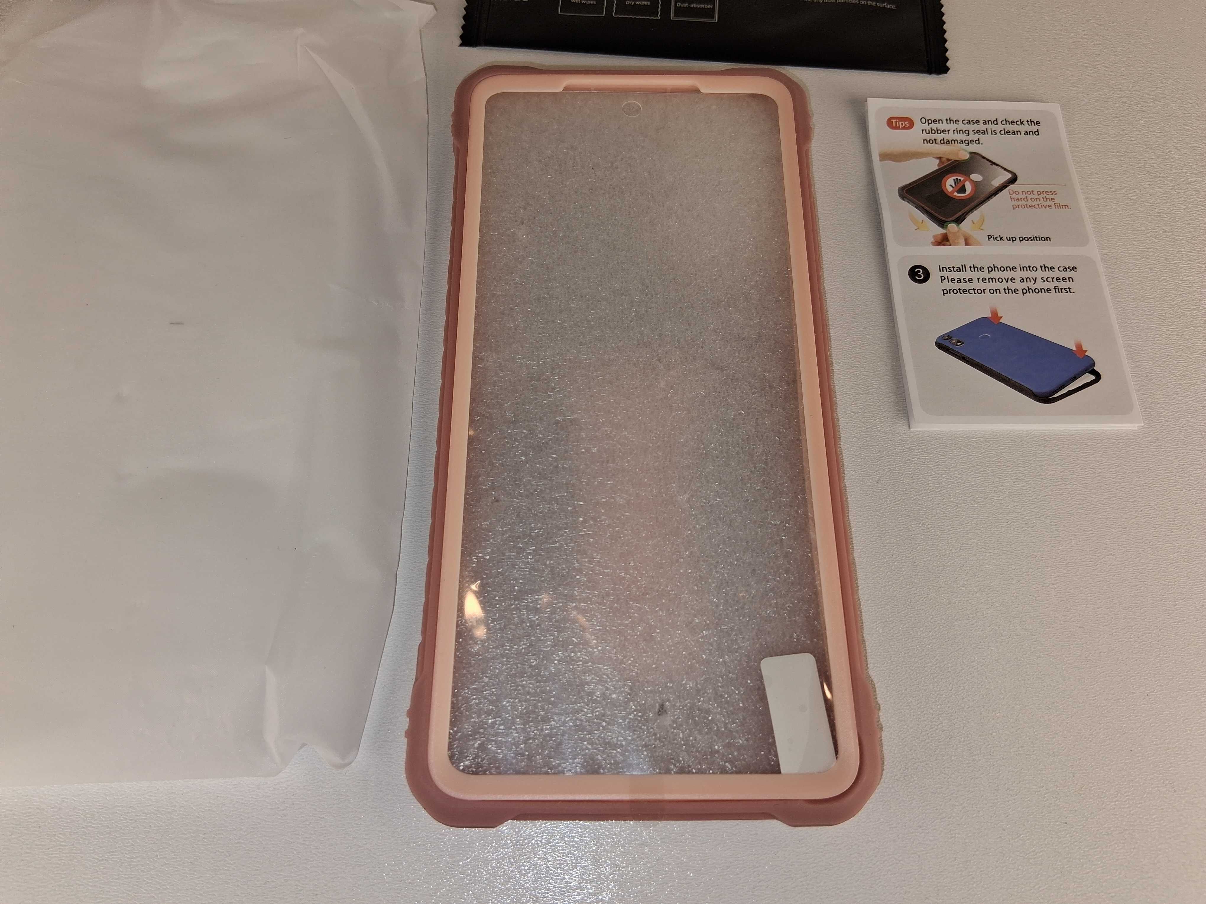 Y047 ExoGuard Case Samsung S20 FE Baby Pink Pancerny Stojak