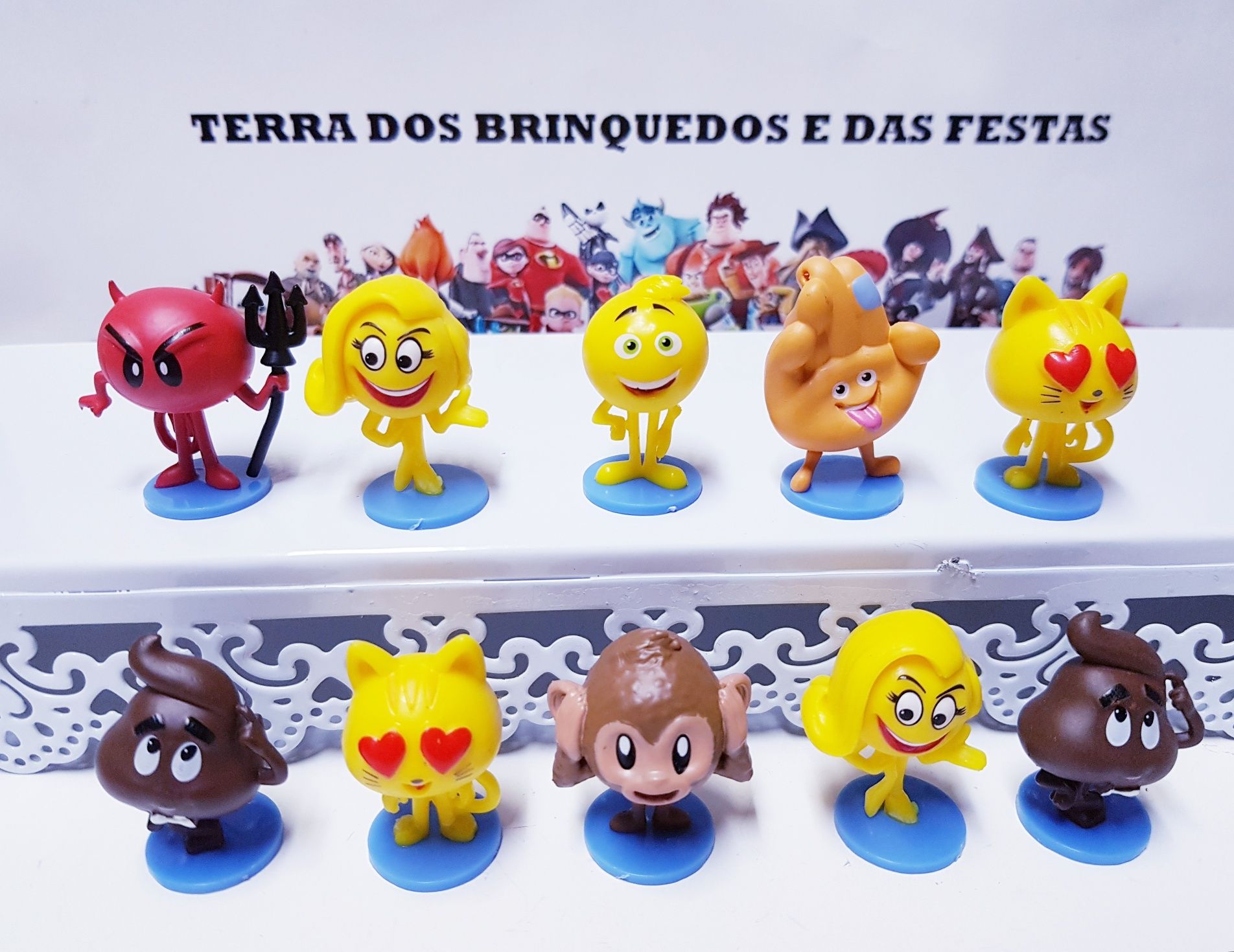 Conjunto 10 pcs Emoji (Portes Incluidos)