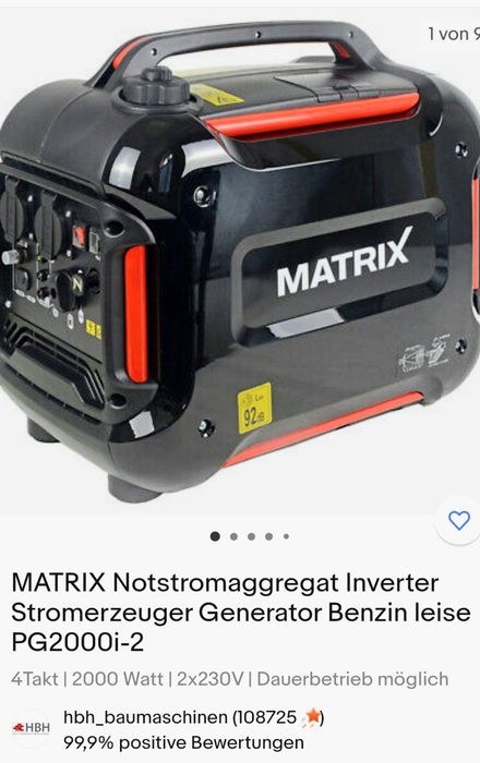 Продам генератор Matrix инвертор  2 квт