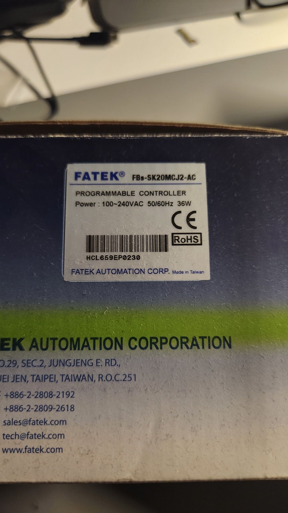 Sterownik PLC FATEK, starter kit panel dotykowy wyświetlacz HMI LiteOn