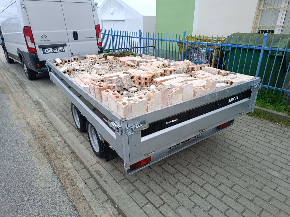 Wywóz gruzu! Materiały budowlane transport