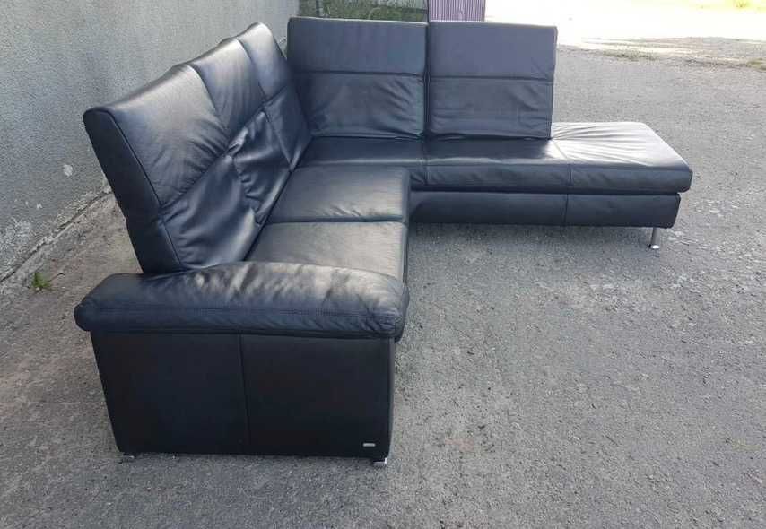 Кожаный угловой диван б/у  Activineo из Германии ( 010902)