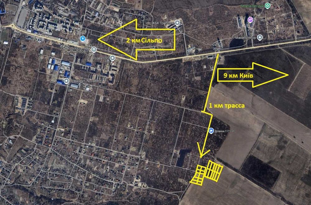 Продаж ділянки 5,5 соток під забудову