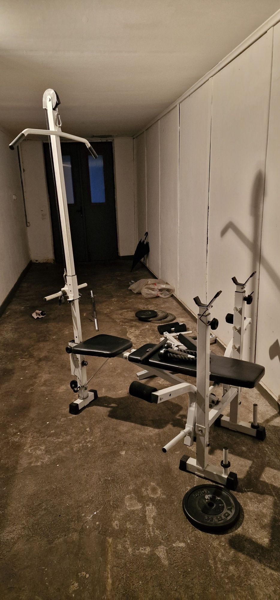 Ławka ławeczka z Wyciągiem.Sztangą.Modlitewnikiem. Obciążenie 50kg