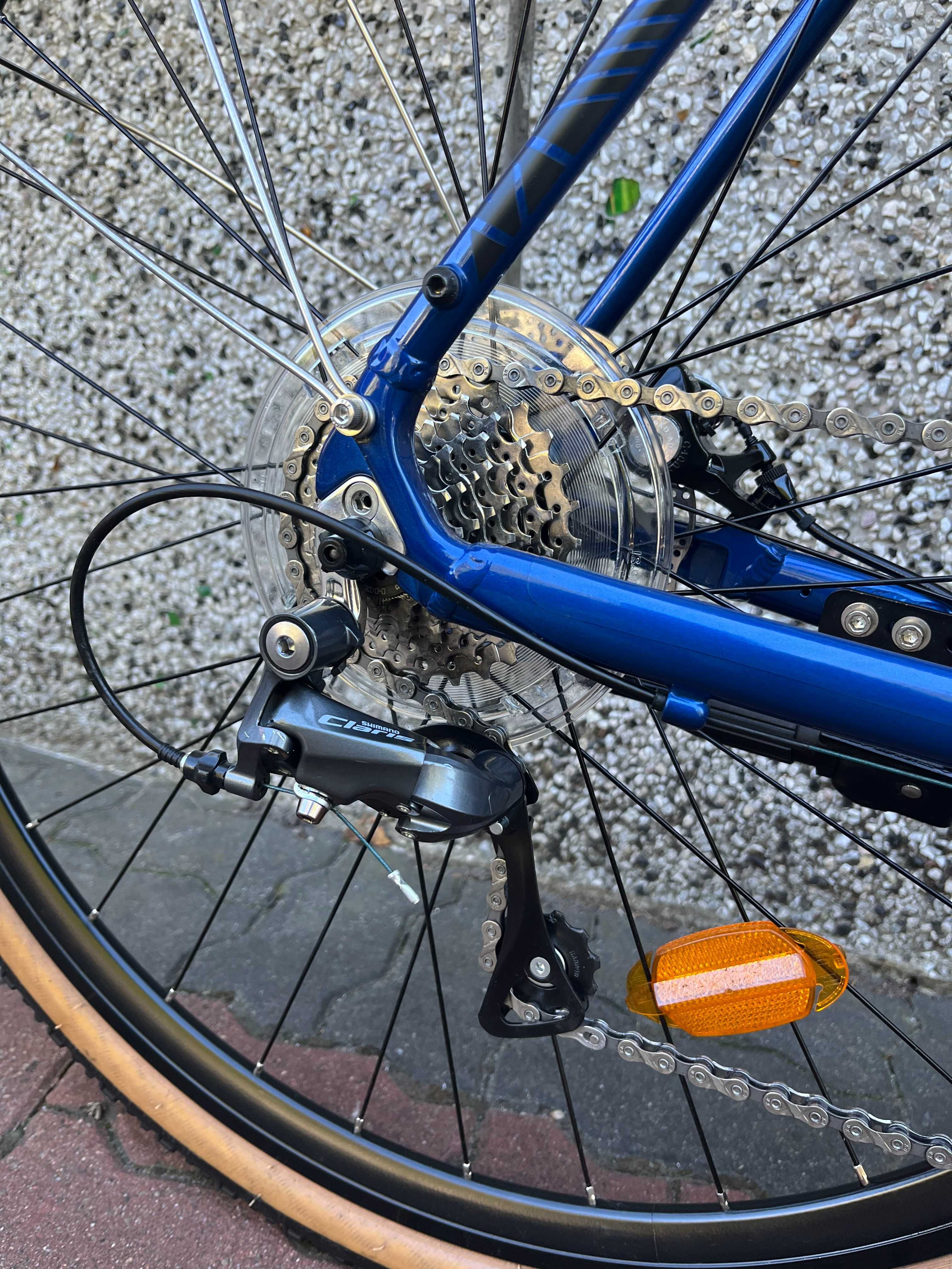 Jak nowy gravel MUSTANG | SHIMANO CLARIS | TARCZE | 28" | 58CM!