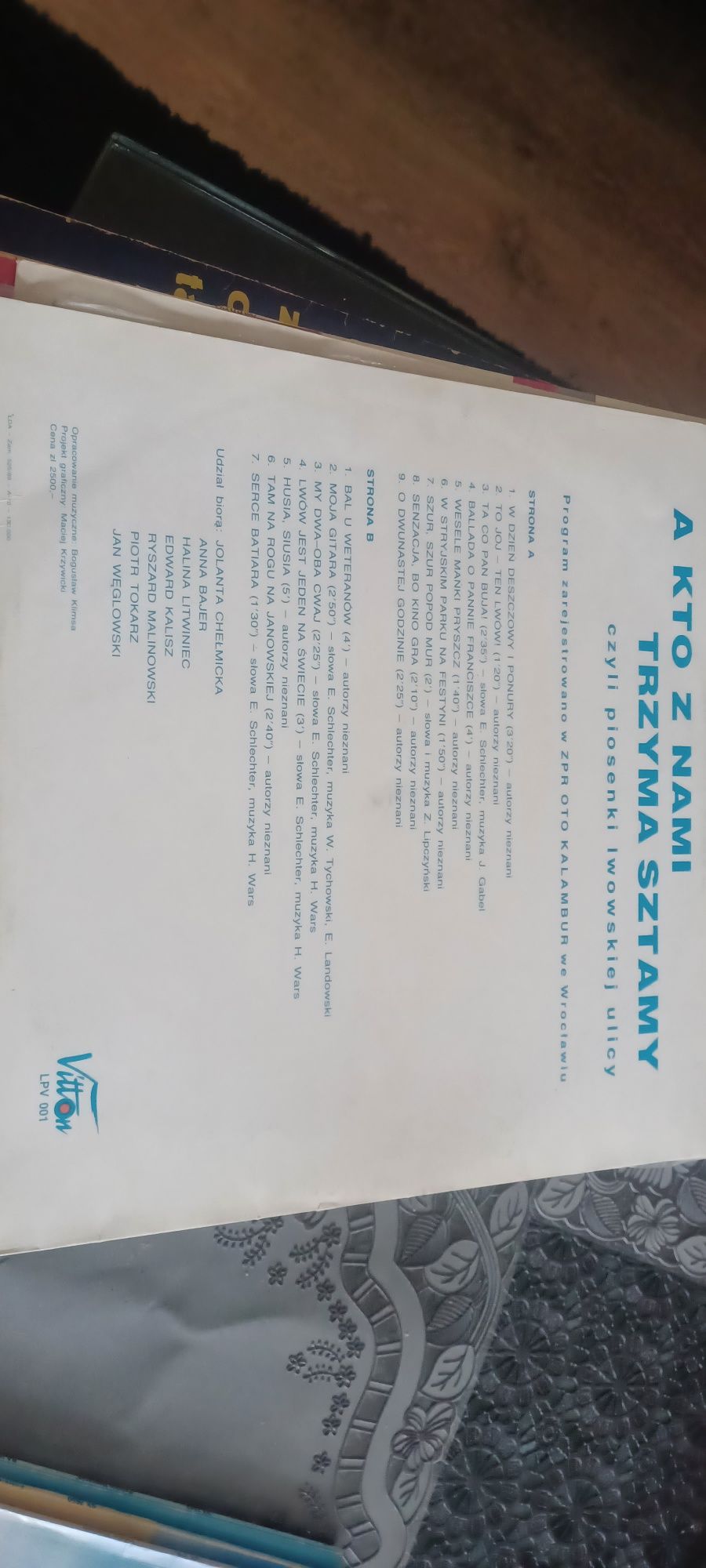 Płyty winylowe do gramofonu