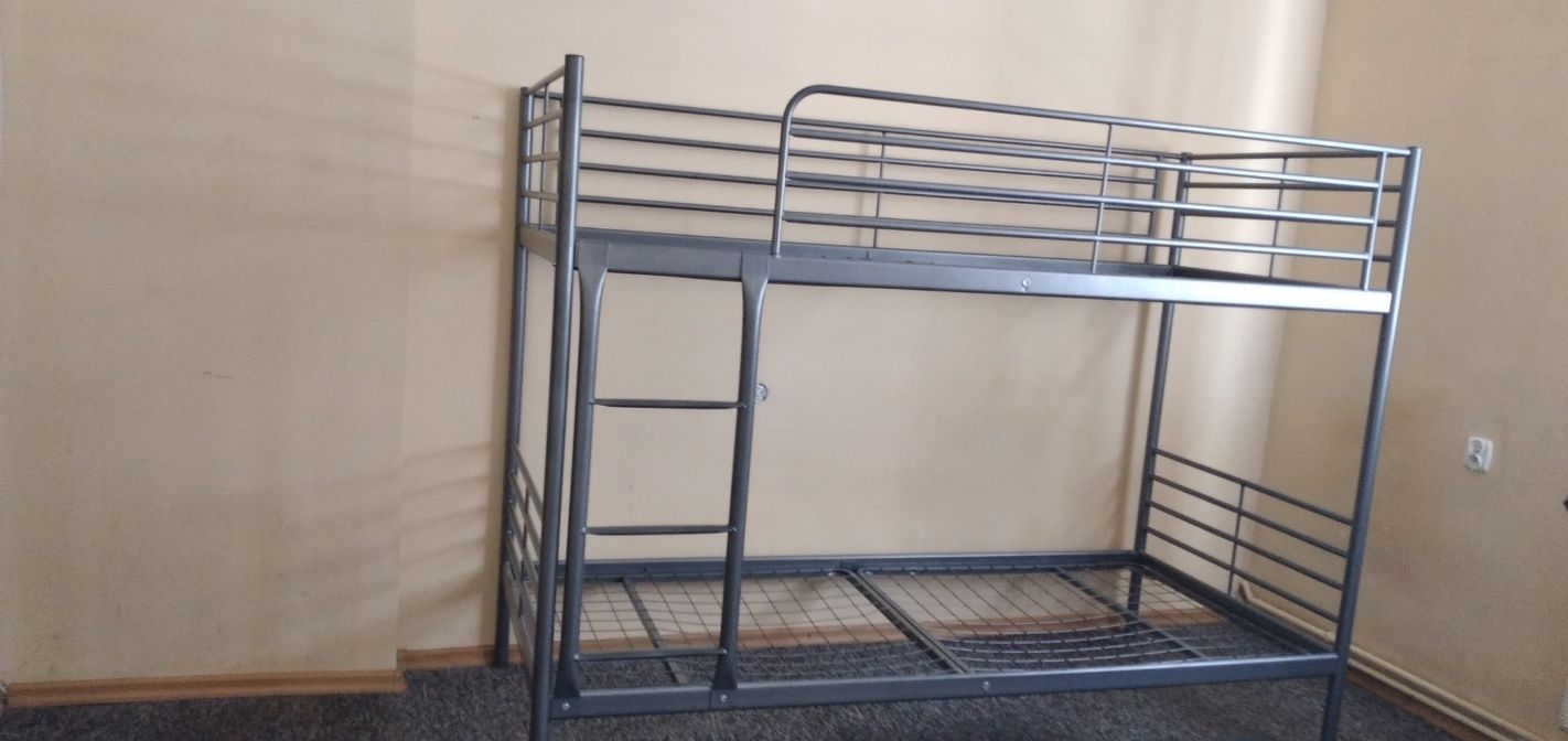 Łóżko piętrowe metalowe  Ikea