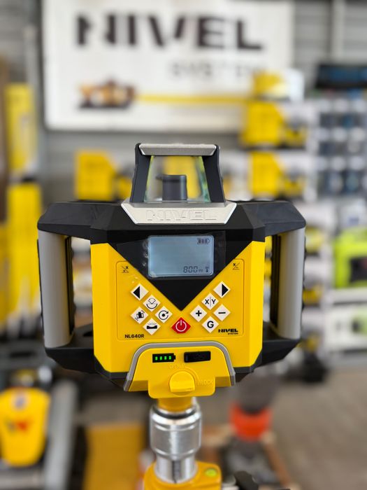 Nivel System Niwelator laserowy NL 640 R lata statyw RD 600 Nowy fv