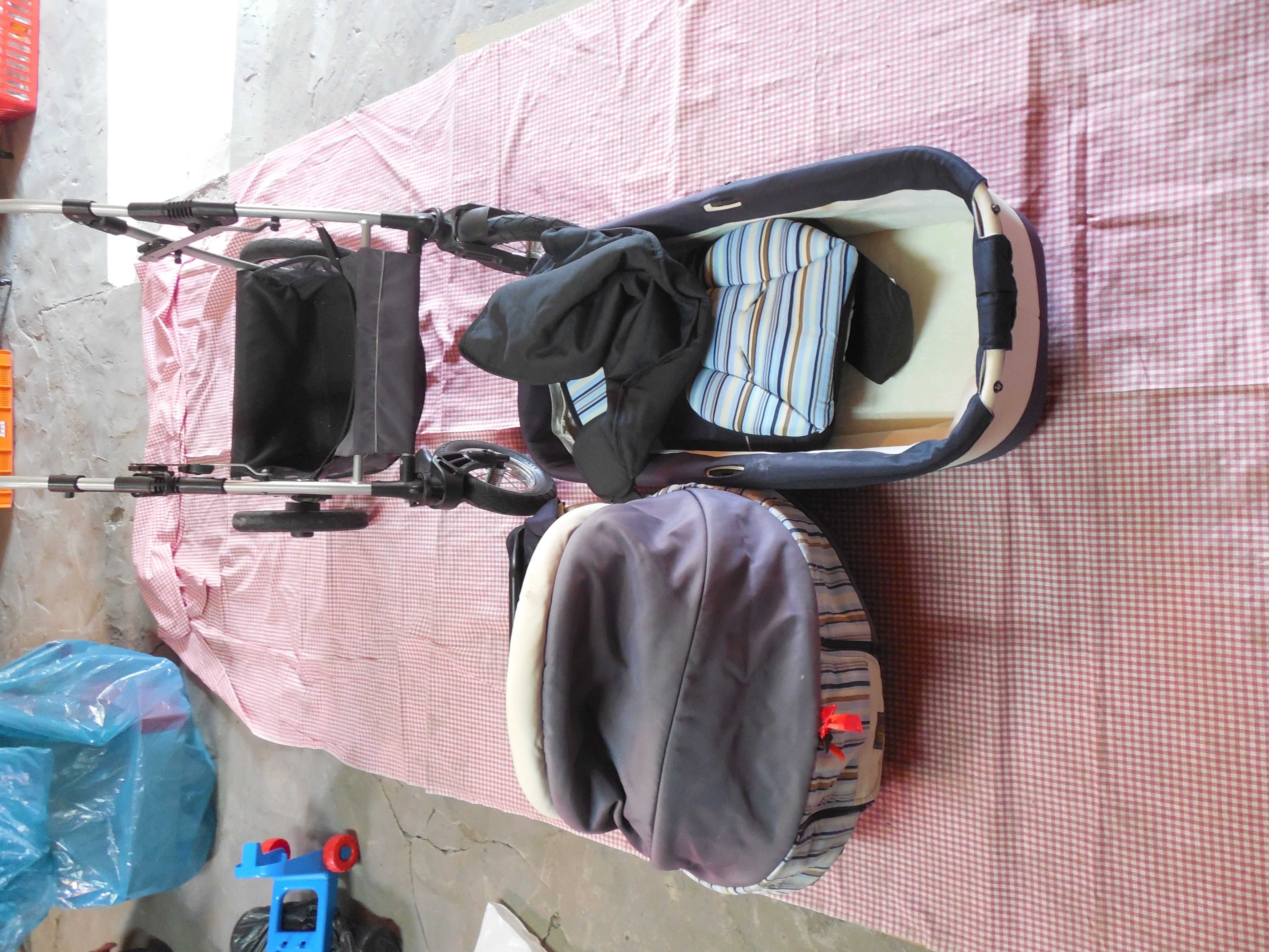 Wózek dla dziecka-Gondola+spacerówka+nosidełko