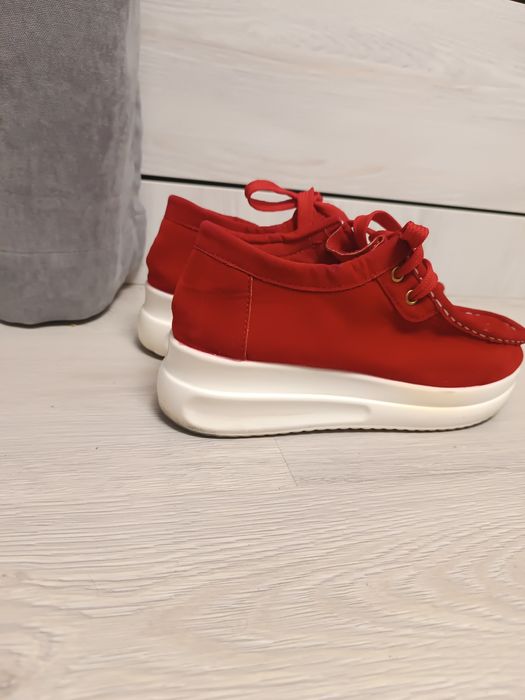 Мокасіни жіночі червоні