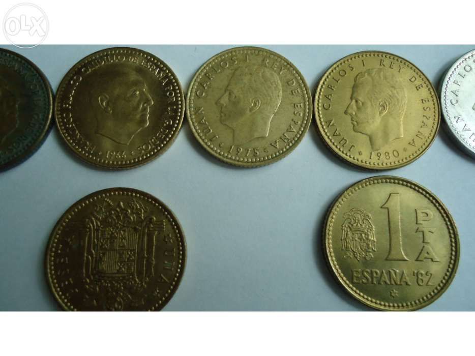 Pesetas,coleção muito antiga