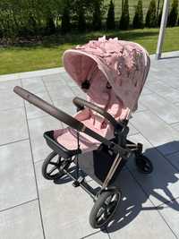 Wozek spacerowy cybex priam 2.0 simply flowers pink, stelaz goldenrose