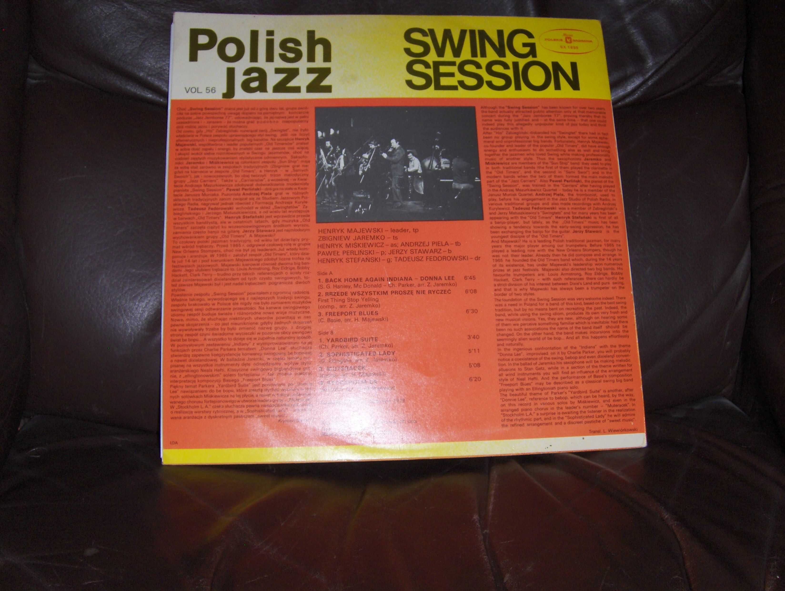 Polish Jazz vol 56 Majewski swing session NM