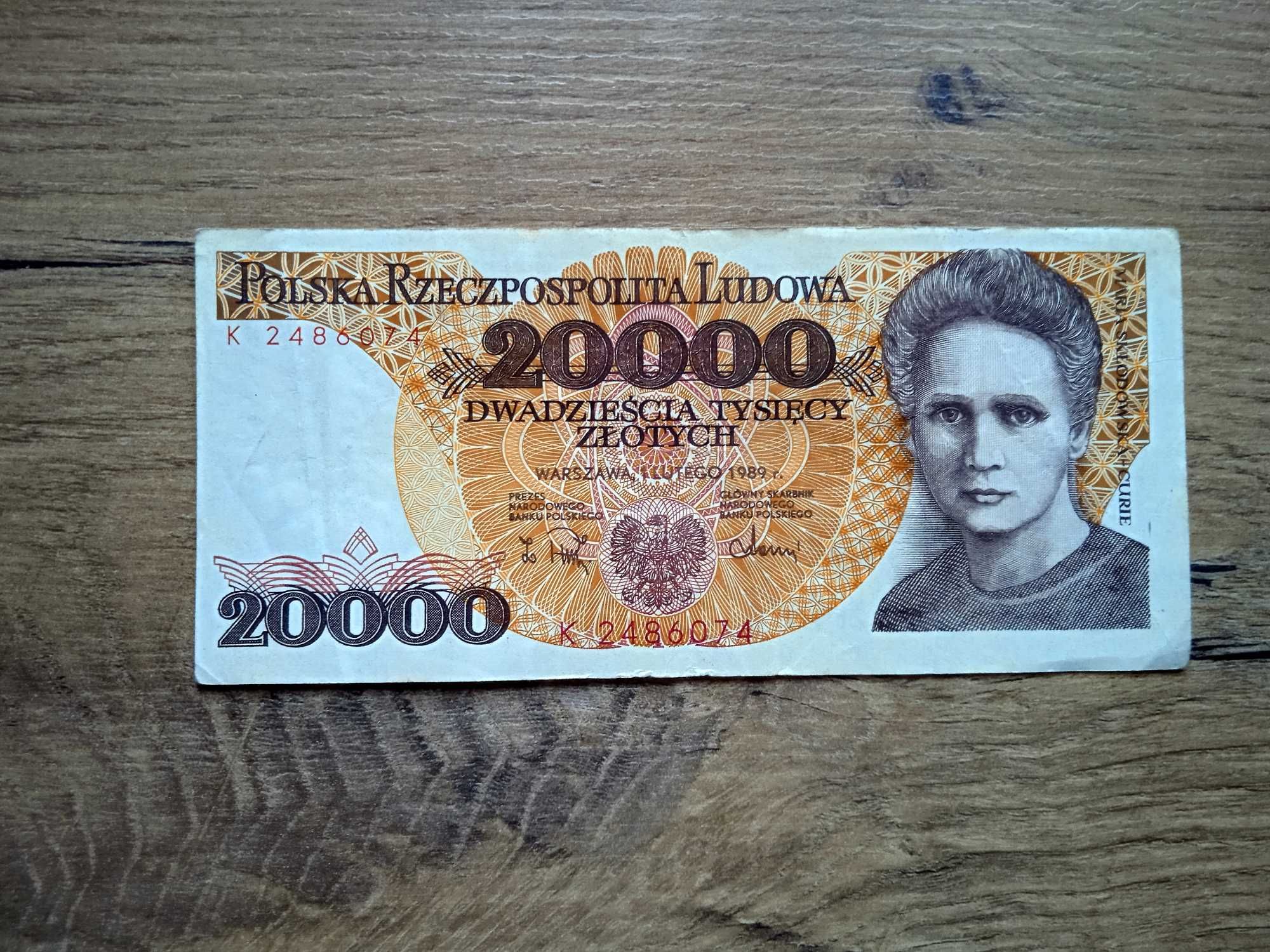 20000 zł 1989 - K -