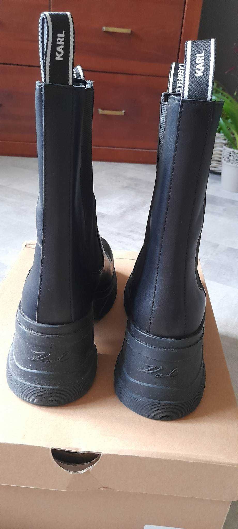 Buty za kostkę, botki ,wciągane