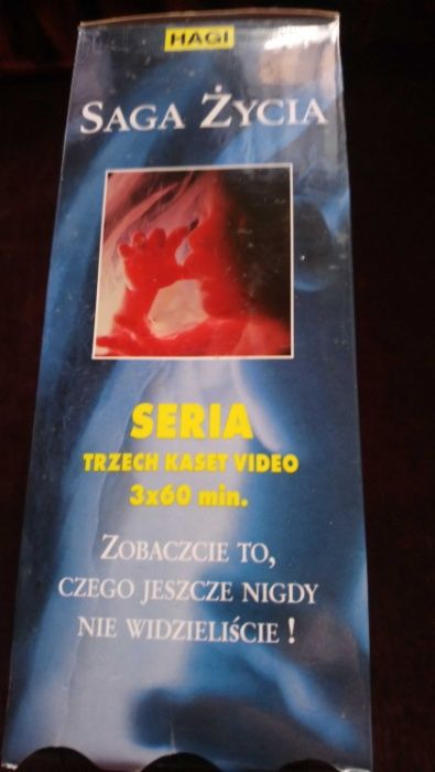 Saga Życia Odwieczne Tajemnice Świata kaseta VHS