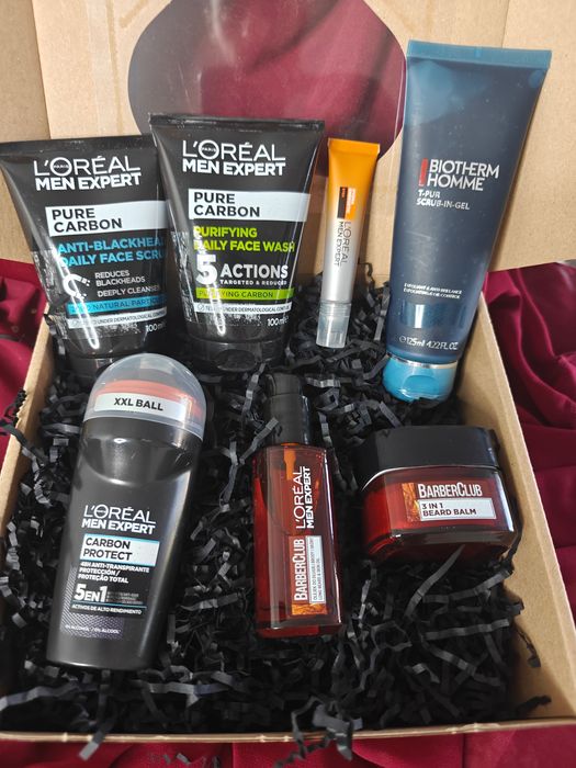 Pielęgnacja twarz mężczyzn Box prezentowy L'Oreal Men Expert Biotherm