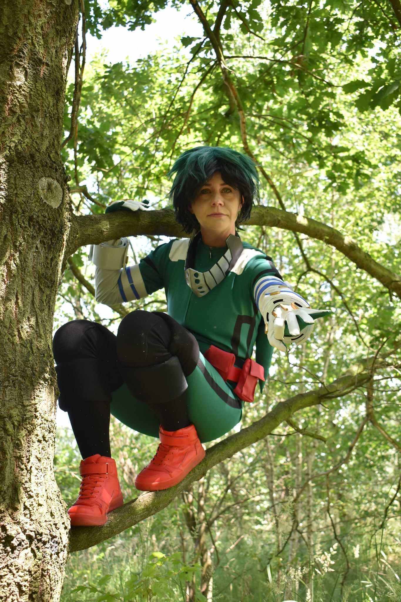 Wig do cosplayu Izuku Midoriya z serii Boku no Hero Academia