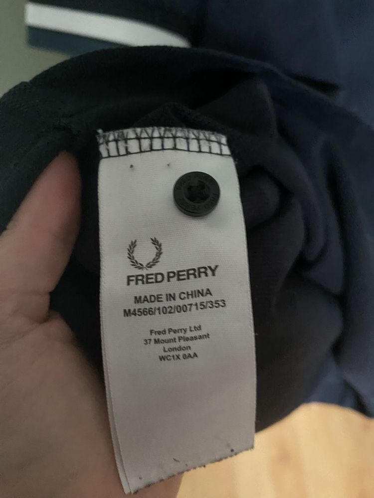 Klasyczne polo polówka Fred Perry XL granat zielen