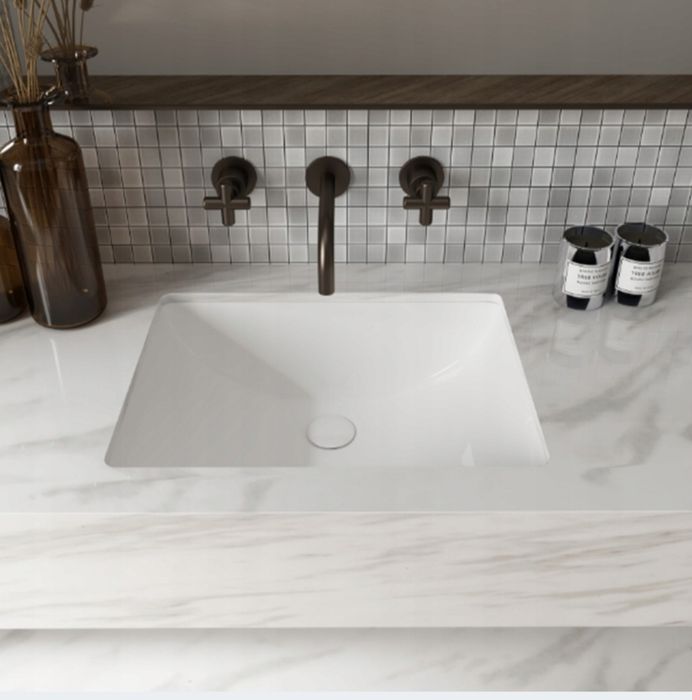 2 umywalki ceramiczne podblatowe Veldman